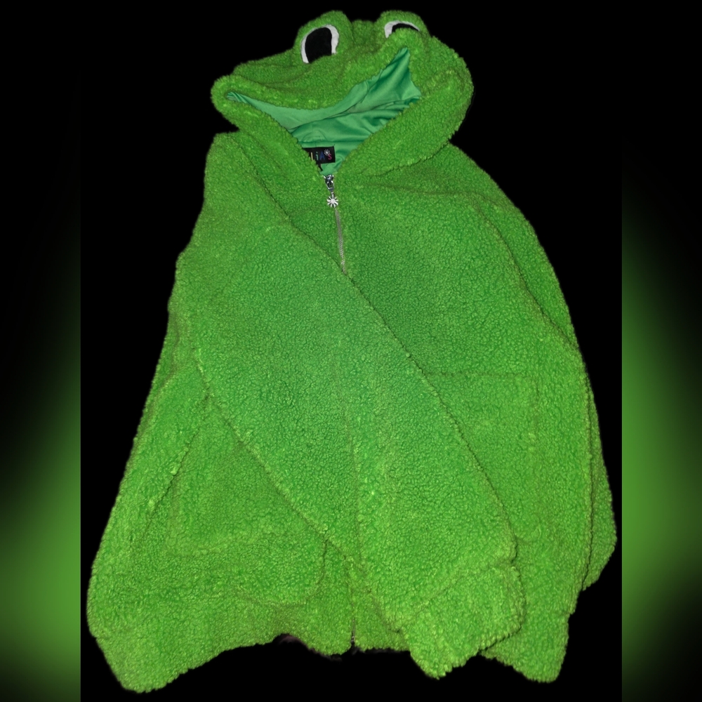 dELiA*s Toadally Terrific Hooded Sherpa Jacket